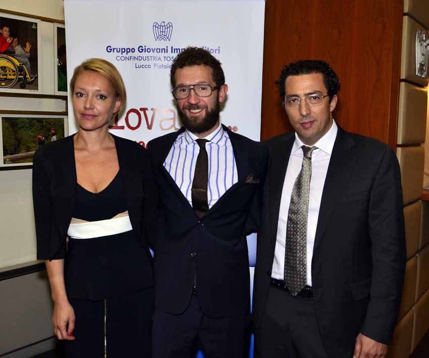 Il Presidente Ranaldo con i vice Presidenti Balleri e Francesconi